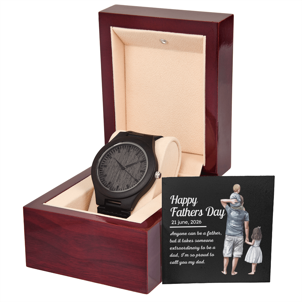 Wooden Watch | Happy Father's Day