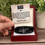 Men's Cross Bracelet | Father's Day Gift