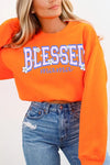 Blessed Mama Oversized Graphic Fleece Sweatshirts - Whatever You Like Shop