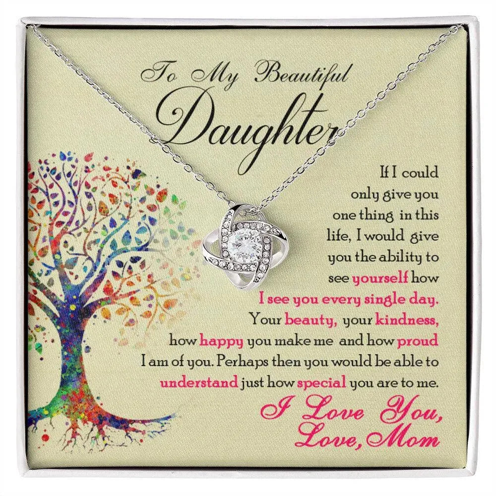 Buy: Gifts for Daughter: Love Knot Necklace - Whatever You Like Shop