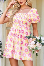 Floral Pleated Midi Dress - Whatever You Like Shop