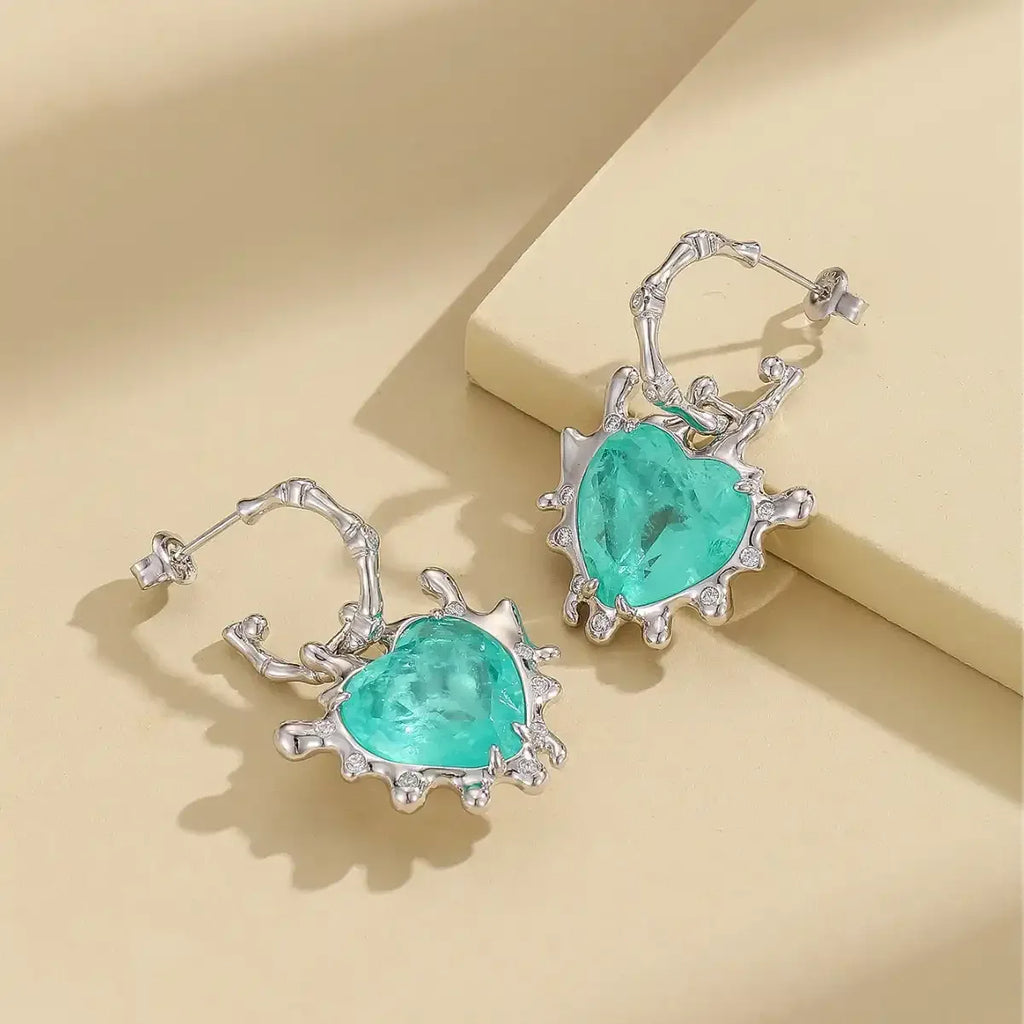 925 Sterling Silver Love Earrings - Whatever You Like Shop