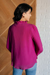 Candid Moment Ruffle Neckline Blouse - Whatever You Like Shop