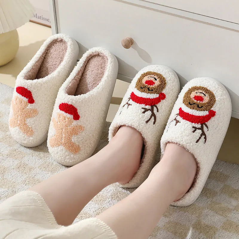 Christmas Cotton Slippers - Whatever You Like Shop