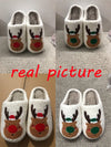 Christmas Elk Slippers - Whatever You Like Shop