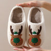 Christmas Elk Slippers - Whatever You Like Shop