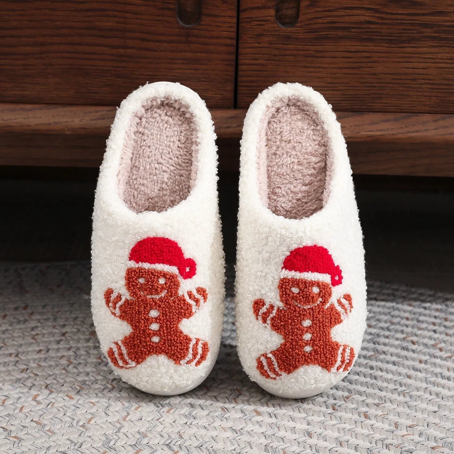 Christmas Gingerbread Slippers - Whatever You Like Shop