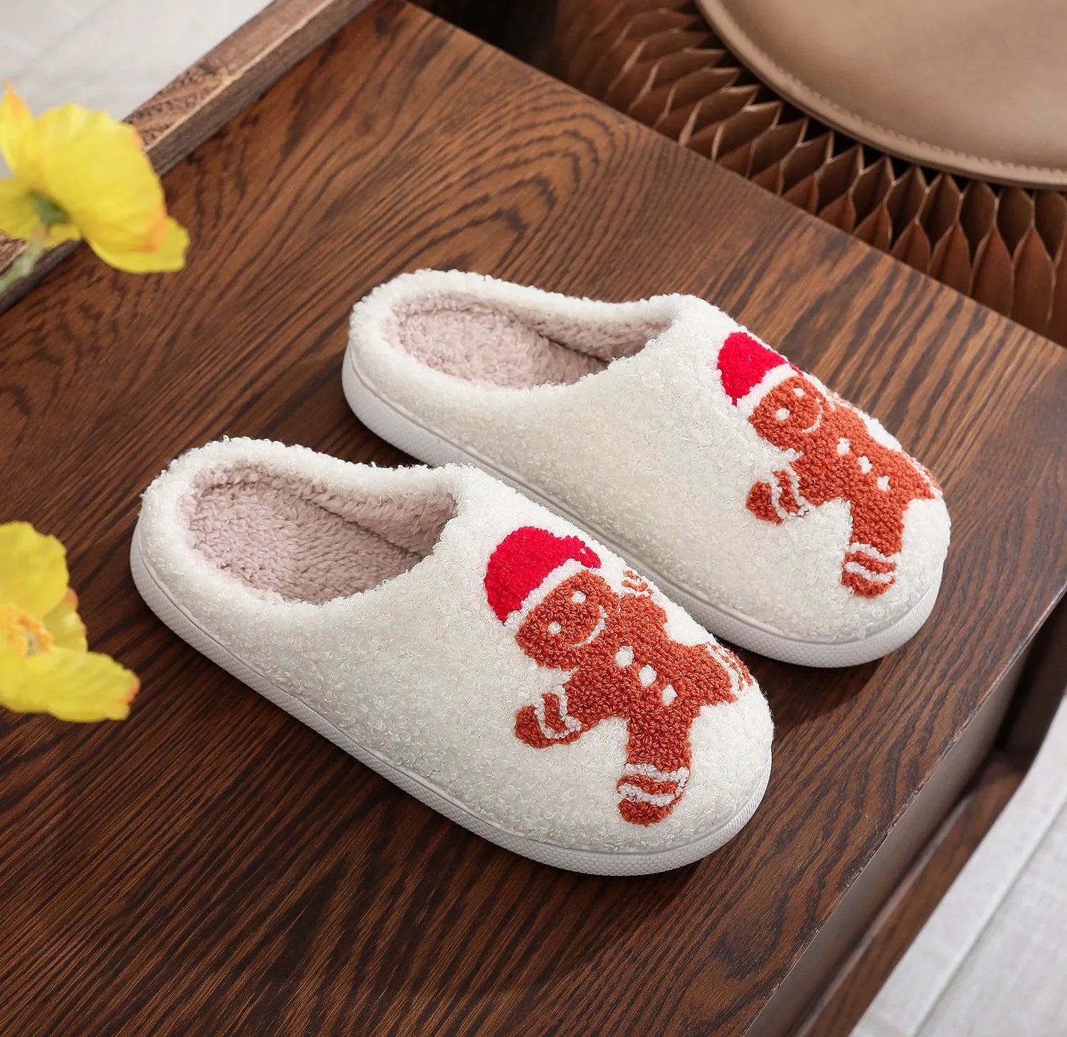 Christmas Gingerbread Slippers - Whatever You Like Shop