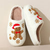 Christmas Snowflake Gingerbread Slippers - Whatever You Like Shop