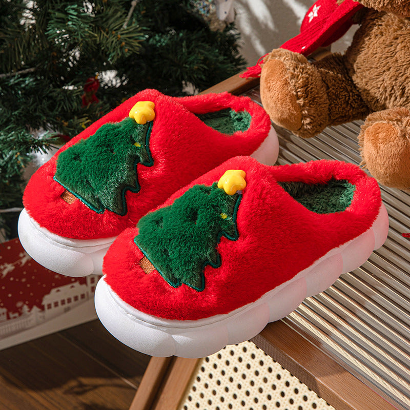 Christmas Tree Home Slippers - Whatever You Like Shop