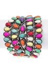 Compressed Stone Western Oversize Bangle - Whatever You Like Shop