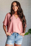 Contrary to Popular Belief V-Neck Blouse - Whatever You Like Shop