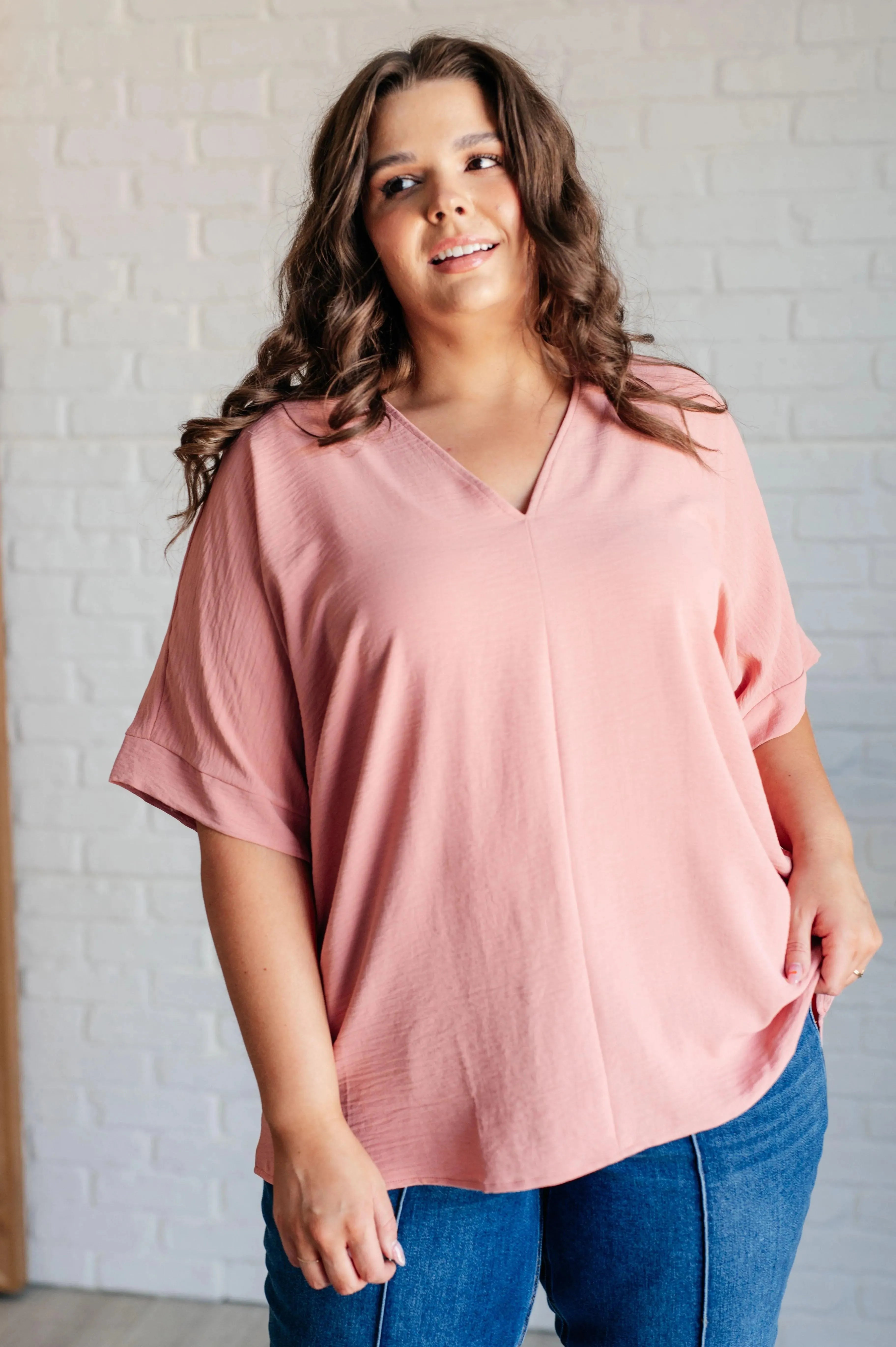 Contrary to Popular Belief V-Neck Blouse - Whatever You Like Shop