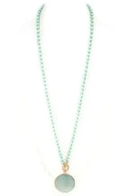 Convertible Circle Genuine Stone Pendant - Whatever You Like Shop