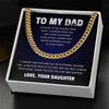 Cuban Link Chain for Dad with Length Extension - Whatever You Like Shop