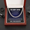 Cuban Link Chain for Dad with Length Extension - Whatever You Like Shop