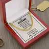 Cuban Link Chain with Length Extension: For Husband - Whatever You Like Shop