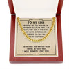 Cuban Link Chain with Length Extension: For Son - Whatever You Like Shop