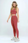 Cut-Out Detail Activewear Set - Whatever You Like Shop