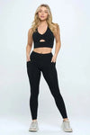 Cut-Out Detail Activewear Set - Whatever You Like Shop