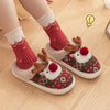 Cute Christmas Elk Slippers - Whatever You Like Shop