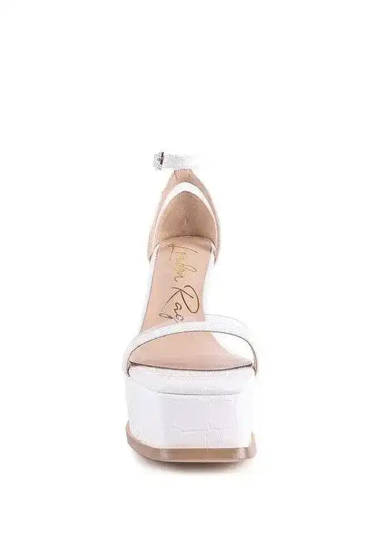 CUTLASS HIGH HEELED CHUNKY SANDALS - Whatever You Like Shop