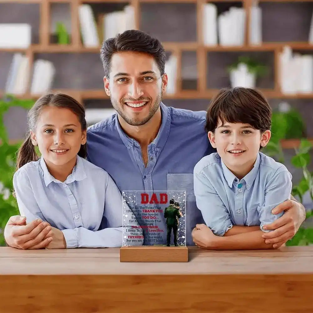 Dad Acrylic Square Plaque - Whatever You Like Shop