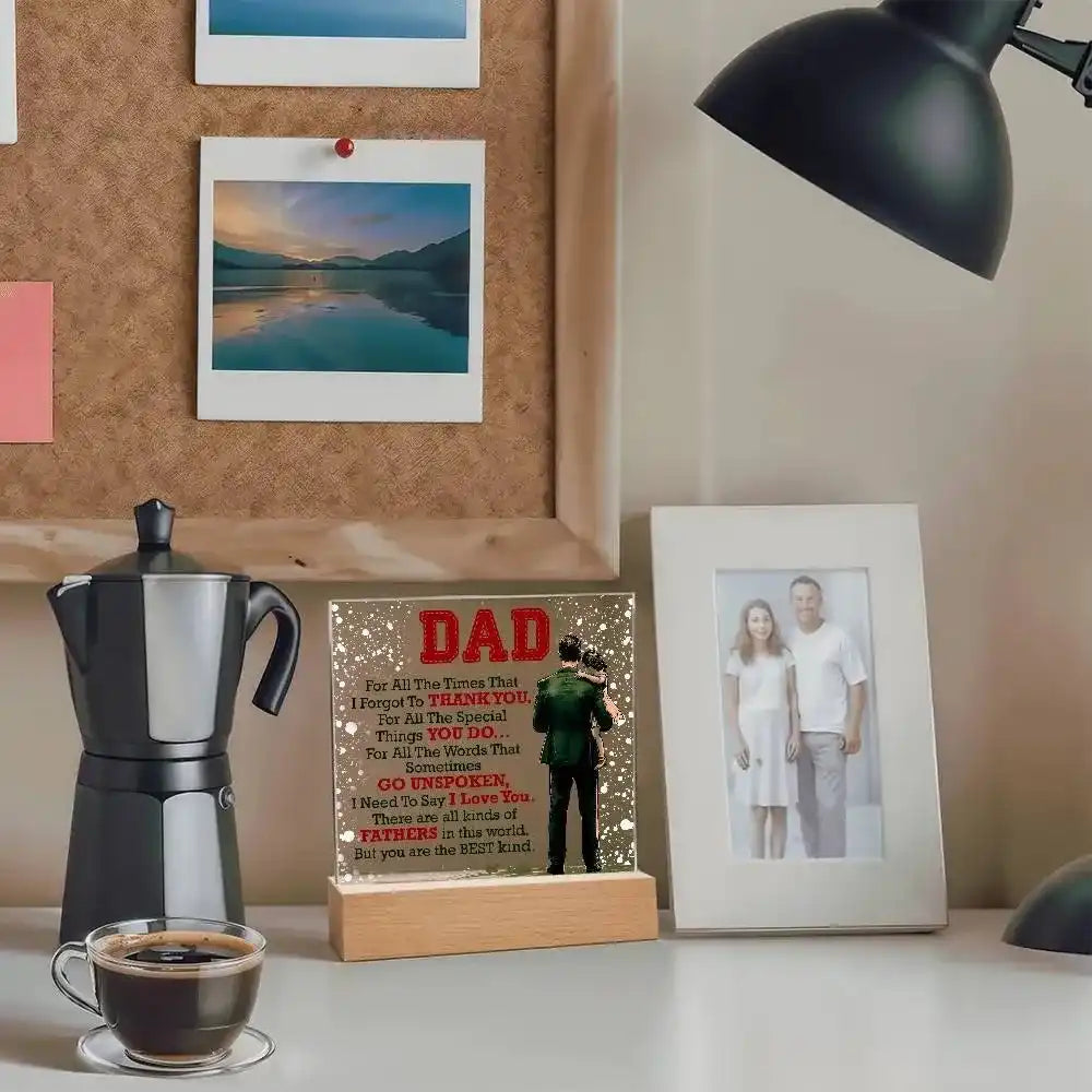 Dad Acrylic Square Plaque - Whatever You Like Shop