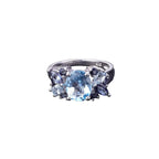 925 Silver Inlaid Natural Topaz Ring - Whatever You Like Shop