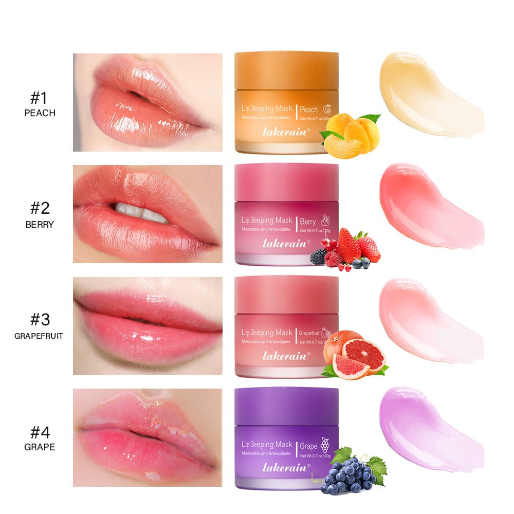 New Sleep Lip Balm Fade Lip Lines Exfoliating Skin Nourishing And Hydrating