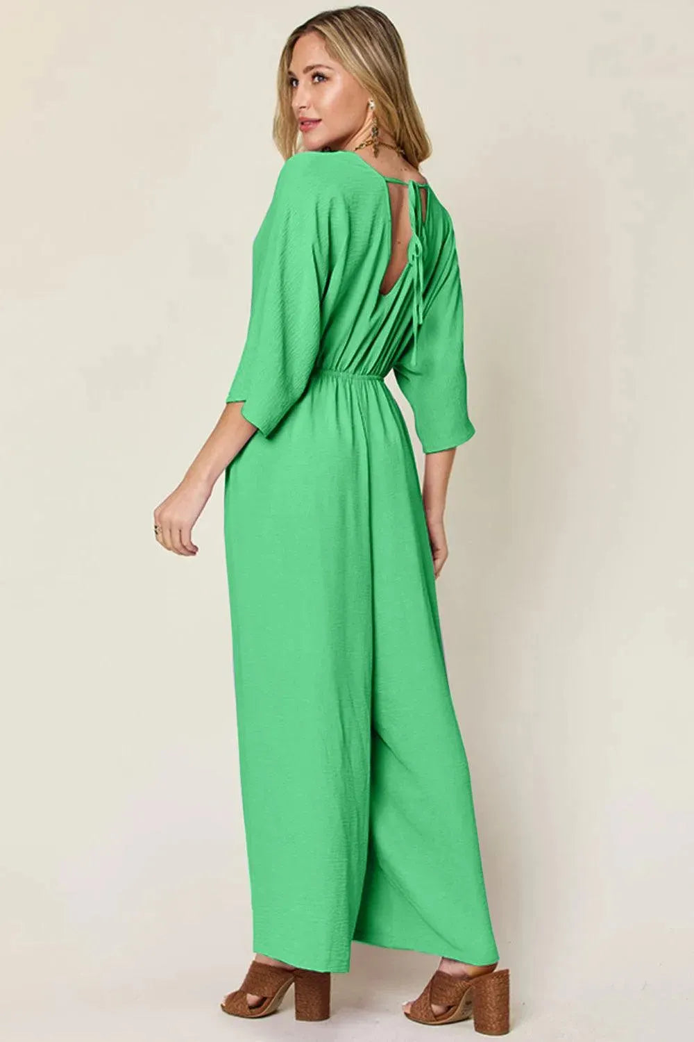 Double Take Jumpsuit with Pockets - Whatever You Like Shop