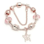 Fashion Rose Gold Charm Bracelet - Whatever You Like Shop