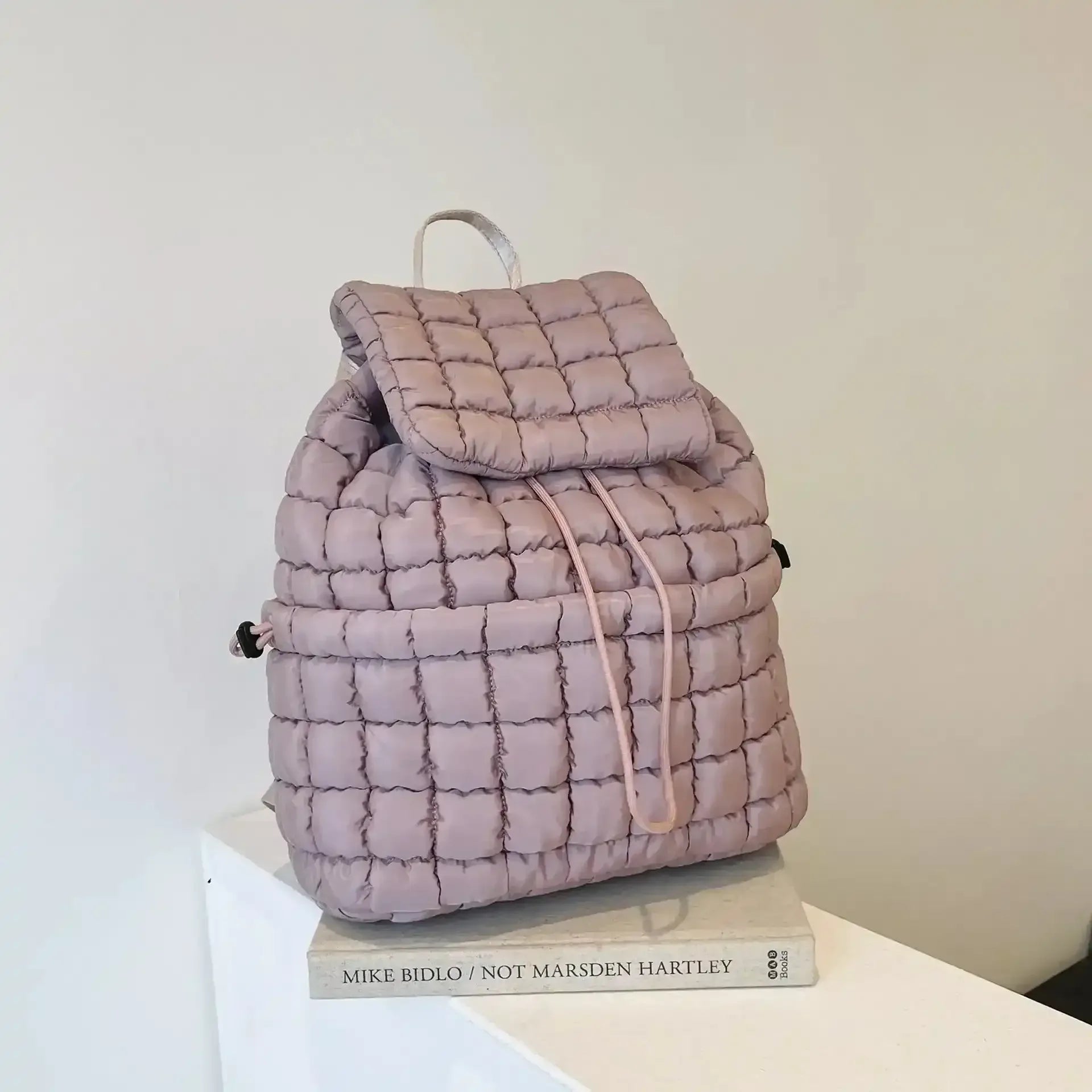 Quilted Puffy Down Backpack - Whatever You Like Shop