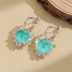 925 Sterling Silver Love Earrings - Whatever You Like Shop
