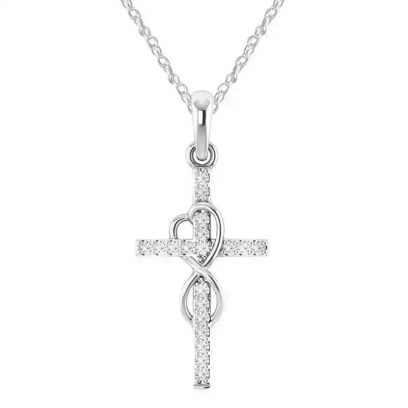 Alloy Cross Necklace - Whatever You Like Shop