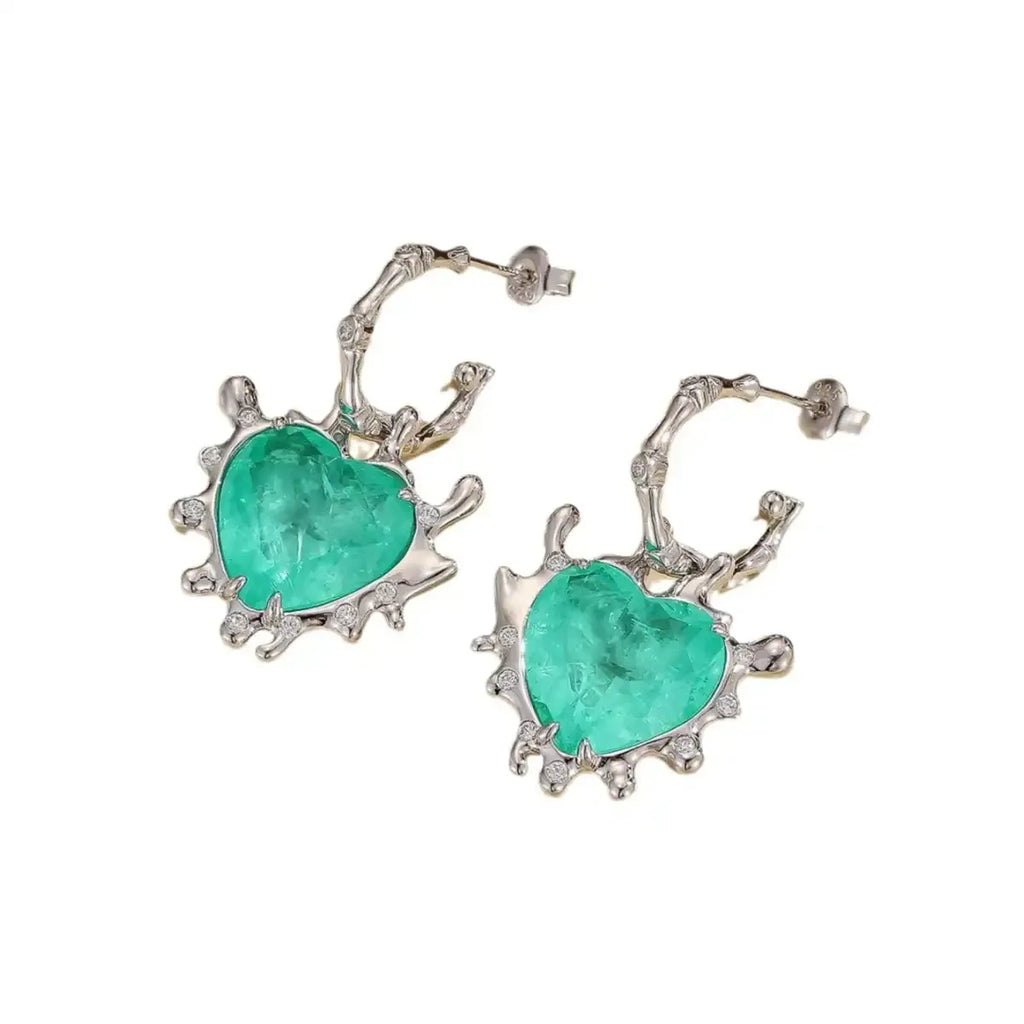 925 Sterling Silver Love Earrings - Whatever You Like Shop