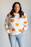 Falling Flowers Floral Sweater - Whatever You Like Shop