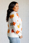 Falling Flowers Floral Sweater - Whatever You Like Shop