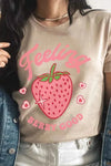 FEELING BERRY GOOD GRAPHIC TEE - Whatever You Like Shop