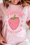 FEELING BERRY GOOD GRAPHIC TEE - Whatever You Like Shop