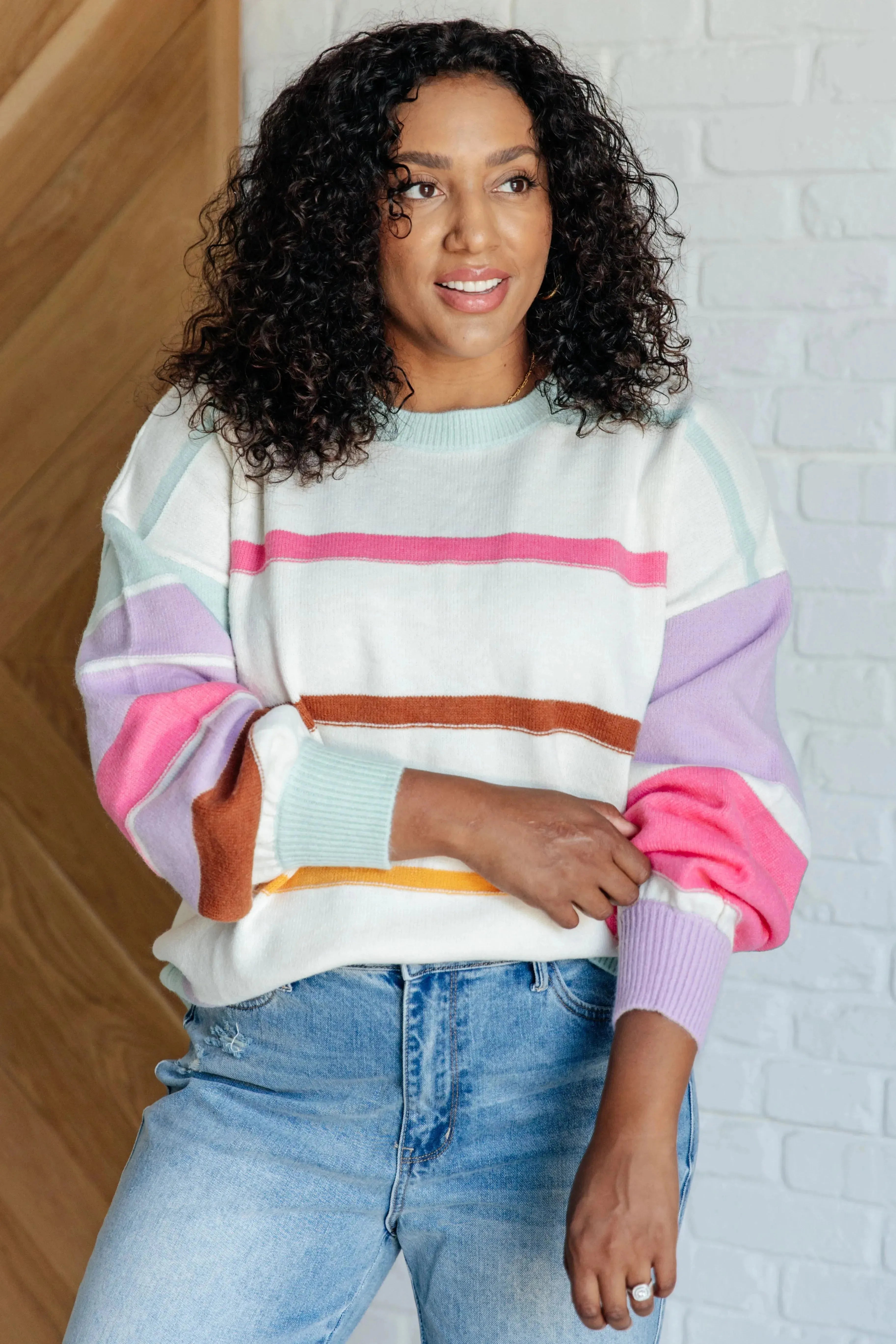 Flawless Features Striped Sweater - Whatever You Like Shop