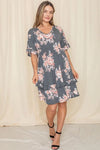 Floral Ruffle Dress - Whatever You Like Shop