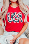 Floral USA Graphic T Shirts - Whatever You Like Shop