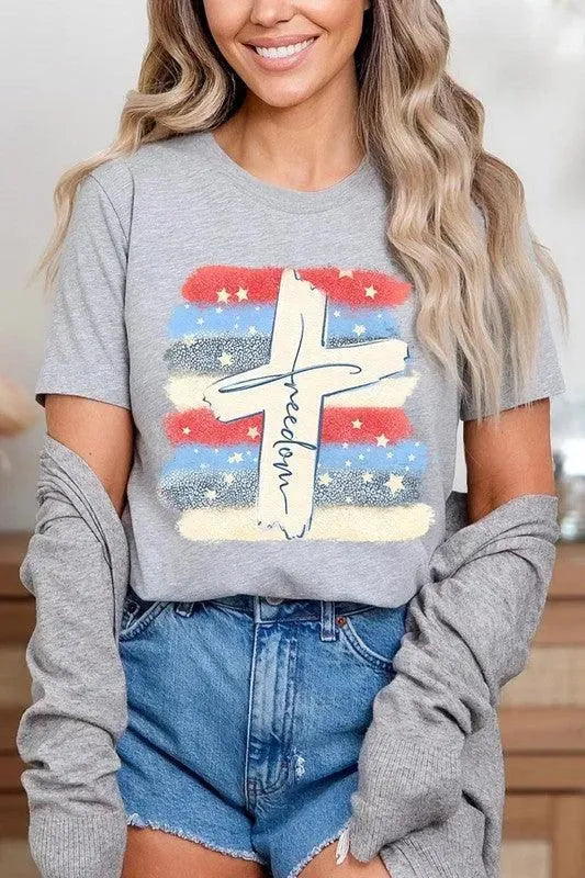 Freedom Cross Graphic T Shirts - Whatever You Like Shop