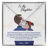 Gifts for Daughter: Love Knot Necklace-Love Dad - Whatever You Like Shop