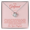 Gifts for Girlfriend: Love Knot Necklace with Personalized Message Card - Whatever You Like Shop