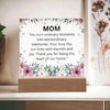 Gifts for Mom: Acrylic Square Plaque - Whatever You Like Shop