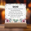 Gifts for Mom: Acrylic Square Plaque - Whatever You Like Shop