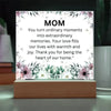 Gifts for Mom: Acrylic Square Plaque - Whatever You Like Shop