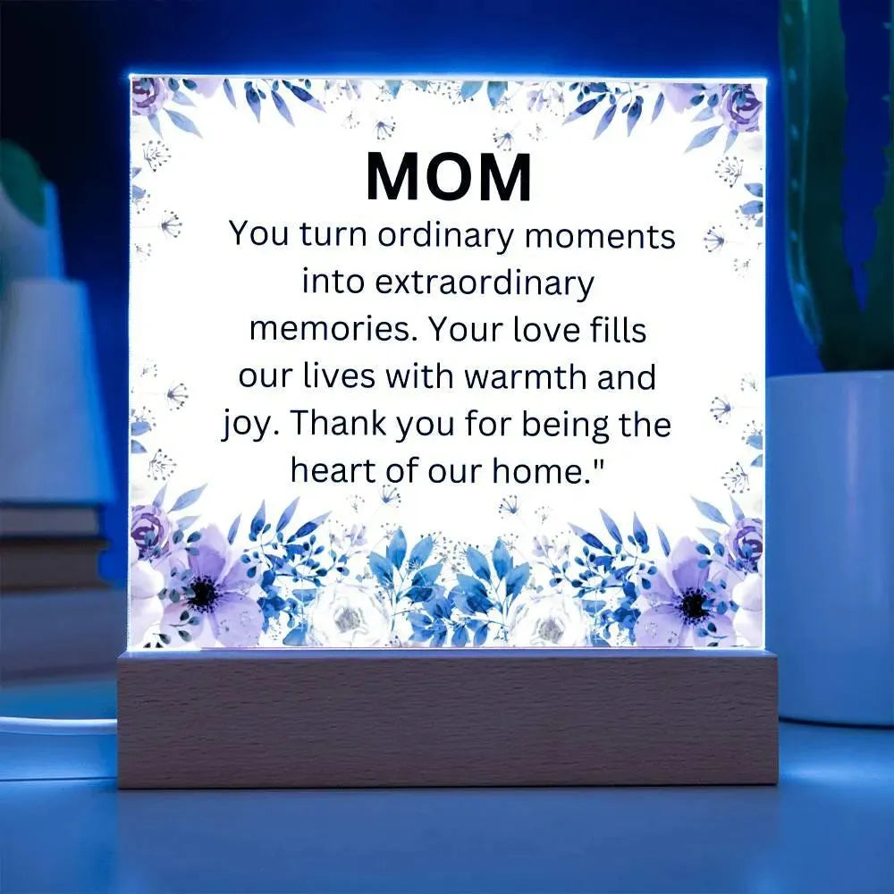 Gifts for Mom: Acrylic Square Plaque - Whatever You Like Shop